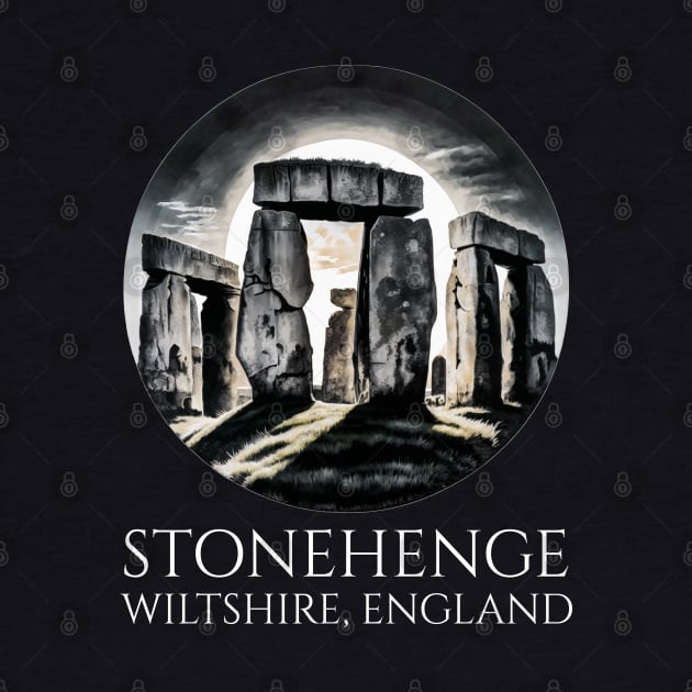 Stonehenge - England - Ancient Prehistoric Monument by Styr Designs